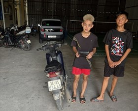 Bắt giữ hai đối tượng có hành vi cướp giật tài sản tại phường Nam An Phụ