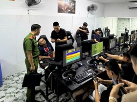 Công an phường Gia Viên kiểm tra, phát hiện 1 vụ đánh bạc tại cơ sở game
