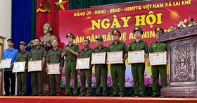 Công an xã Lai Khê tổ chức Ngày hội toàn dân bảo vệ ANTQ năm 2025