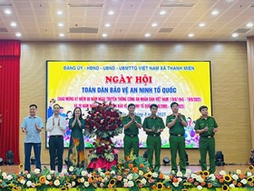 Công an xã Thanh Miện phát huy sức mạnh toàn dân bảo vệ ANTQ
