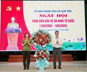 Ngày hội Toàn dân bảo vệ an ninh Tổ quốc xã Hợp Tiến: Nhiều tập thể, cá nhân được biểu dương, khen thưởng