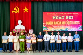 Phường Lê Ích Mộc tập trung xây dựng thế trận an ninh Nhân dân vững chắc