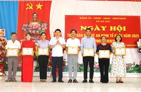 Xã An Lão long trọng tổ chức “Ngày hội Toàn dân bảo vệ ANTQ” năm 2025