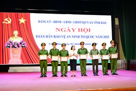 Xã Vĩnh Bảo: Tổ chức ngày hội toàn dân bảo vệ an ninh Tổ quốc