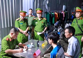 Công an đặc khu Cát Hải kiểm tra, rà soát đối với gần 700 công nhân trên địa bàn phục vụ xây dựng địa bàn không ma túy