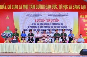 Công an đặc khu Cát Hải phối hợp Trường Tiểu học Nguyễn Văn Trỗi xây dựng môi trường học đường an toàn, nói không với ma túy