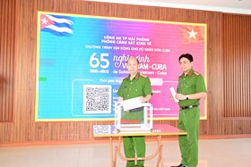 Phòng Cảnh sát kinh tế: Tổ chức chương trình ủng hộ Nhân dân Cuba