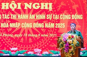 Tập huấn công tác thi hành án hình sự tại cộng đồng và tái hòa nhập cộng đồng năm 2025