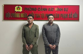 Truy bắt thành công 2 đối tượng giả danh Cảnh sát Hình sự cướp tài sản