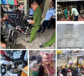 Công an phường Hoà Bình: Phát hiện 08 vụ việc vi phạm về kinh tế, môi trường và vệ sinh an toàn thực phẩm