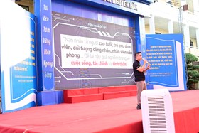 Phối hợp triển khai Chiến dịch “Không một mình - Cùng nhau an toàn trực tuyến” tại Trường THPT Trần Nguyên Hãn 