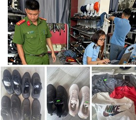 Công an phường Hoà Bình: Phát hiện 01 hộ kinh doanh buôn bán hàng hóa nghi giả mạo nhãn hiệu