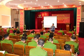 Công an phường Hồng Bàng: Học tập, quán triệt Nghị quyết đại hội đại biểu Đảng bộ phường và Đảng bộ thành phố lần thứ I, nhiệm kỳ 2025-2030