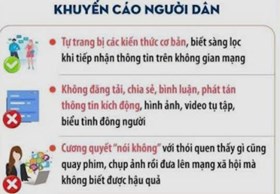 Nhân dân không nên chia sẻ, bình luận về sự việc xảy ra chưa được kiểm chứng