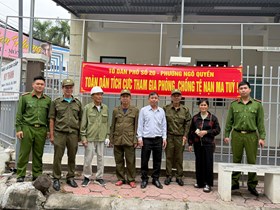 Phường Ngô Quyền hưởng ứng xây dựng "Phường không ma túy"  