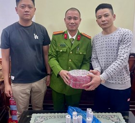 Công an phường Lê Chân vận động thu hồi 6,5kg pháo