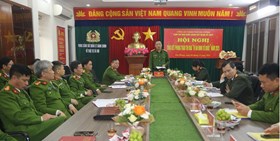 Cụm thi đua Khối Cảnh sát QLNN về ANTT: Phòng Cảnh sát QLHC về TTXH được suy tôn nhận Cờ thi đua của Chính phủ