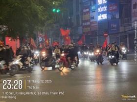 Lực lượng HP22- Công an thành phố: Huy động tối đa lực lượng đảm bảo ANTT, TTATGT dịp diễn ra trận chung kết bóng đá nam SEA Games 33