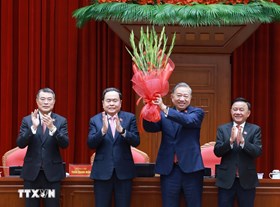 Ban Chấp hành Trung ương Đảng khóa XIV thống nhất tuyệt đối bầu đồng chí Tô Lâm tiếp tục giữ chức Tổng Bí thư