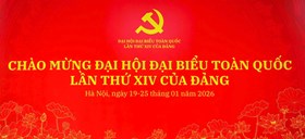 CHÀO MỪNG ĐẠI HỘI ĐẠI BIỂU TOÀN QUỐC LẦN THỨ XIV CỦA ĐẢNG