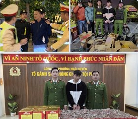 Lực lượng HP22- Công an thành phố: Bắt giữ đối tượng tàng trữ trái phép chất ma túy, pháo