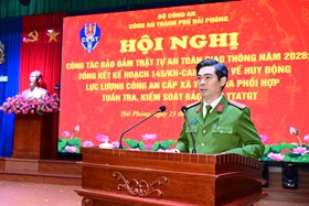 Thực hiện đồng bộ các giải pháp giảm ùn tắc, kéo giảm TNGT, đẩy mạnh ứng dụng CNTT trong xử lý vi phạm TTATGT