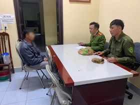 Công an xã Hà Bắc: Phát hiện, xử lý một trường hợp đốt pháo nổ trái phép