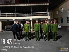 Công an xã Thanh Hà: Đảm bảo tuyệt đối an toàn an ninh trật tự kỳ nghỉ Tết Nguyên đán Bính Ngọ 2026