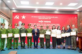 Phường Đồ Sơn: Khen thưởng nhiều tập thể, cá nhân có thành tích xuất sắc trong phong trào Toàn dân bảo vệ an ninh Tổ quốc
