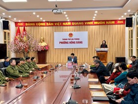Phường Hồng Bàng: Tổng kết công tác xây dựng phong trào Toàn dân bảo vệ an ninh Tổ quốc năm 2025