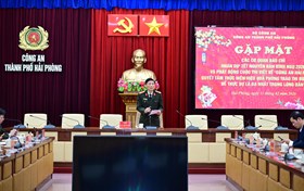 Tổ chức gặp mặt các cơ quan báo chí và phát động Cuộc thi viết về “Công an Hải Phòng quyết tâm thực hiện hiệu quả phong trào thi đua Ba nhất để thực sự là ba nhất trong lòng dân”