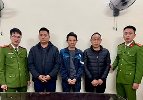 Bắt giữ 03 đối tượng về hành vi gây rối trật tự công cộng ở phường An Dương