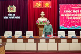 Công an thành phố triển khai vận hành công tác chỉ huy bảo đảm ANTT phục vụ bầu cử đại biểu Quốc hội khóa XVI, đại biểu HĐND các cấp, nhiệm kỳ 2026 - 2031