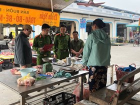 Công an xã Tuệ Tĩnh: Tăng cường tuyên truyền vệ sinh an toàn thực phẩm, bảo vệ quyền lợi người tiêu dùng