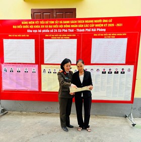 Phòng An ninh điều tra: Tăng cường lực lượng về cơ sở giữ vững ANTT, góp phần vào thành công cuộc bầu cử