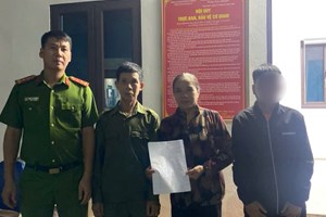Công an xã Nam Sách hỗ trợ tìm kiếm, đưa cháu bé bỏ nhà đi trở về với gia đình