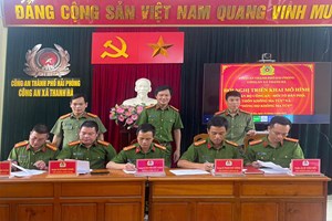 Công an xã Thanh Hà triển khai mô hình “Mỗi cán bộ Công an - Một Tổ dân phố, thôn không ma túy” và “Dòng họ không ma túy”