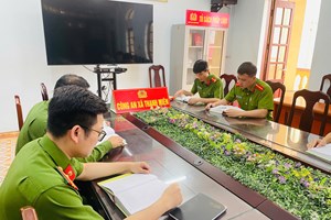 Công an xã Thanh Miện hưởng ứng Ngày Sách và Văn hóa đọc Việt Nam và xây dựng “Tủ sách pháp luật”