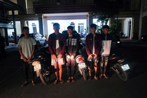 Lực lượng HP22- Công an thành phố: Xử lý 02 nhóm thanh thiếu niên vi phạm trật tự an toàn giao thông