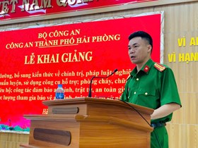 Phường Hải An: Tập huấn, bồi dưỡng kiến thức cho lực lượng tham gia bảo vệ an ninh, trật tự ở cơ sở