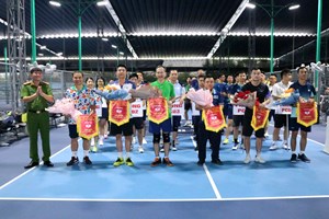 Sôi nổi Giải Pickleball Cụm thi đua Cảnh sát phòng, chống tội phạm