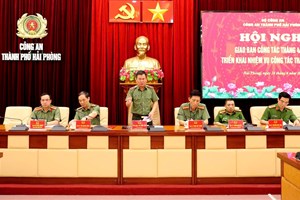 Tập trung cao bảo đảm ANTT phục vụ kỳ nghỉ lễ 30/4 - 01/5 và Lễ hội Hoa phượng đỏ - Hải Phòng năm 2026