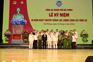 Trang trọng lễ kỷ niệm 80 năm Ngày truyền thống lực lượng Cảnh sát Hình sự