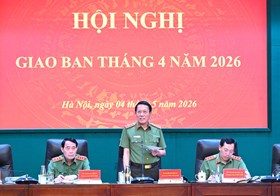 Bộ Công an tổ chức Hội nghị giao ban công tác tháng 4 tháng 2026