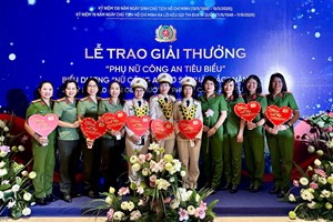 Công an Hải Phòng vinh dự có 03 nữ chiến sĩ được Bộ Công an trao tặng Giải thưởng "Phụ nữ Công an tiêu biểu" và biểu dương "Nữ Công an cơ sở xuất sắc năm 2025"
