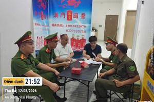 Công an phường An Hải: Triển khai đợt kiểm tra, rà soát diện rộng việc đăng ký tạm trú đối với người nước ngoài 
