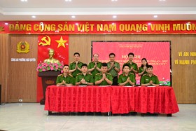 Công an phường Ngô Quyền: Thành lập 52 nhóm để thực hiện mô hình “Mỗi cán bộ Công an - Một tổ dân phố không ma túy” và “Dòng họ không ma túy”