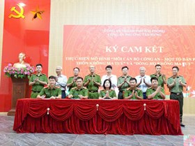 Công an phường Tân Hưng triển khai Mô hình "Mỗi cán bộ Công an - Một Tổ dân phố, thôn không ma túy"