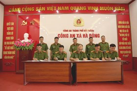 Công an xã Hà Đông triển khai các mô hình đột phá trong phong trào thi đua "Ba nhất" - Lấy Nhân dân làm trung tâm phục vụ