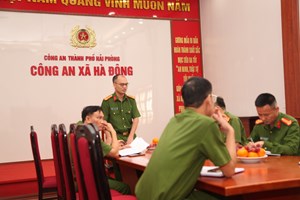 Công an xã Hà Đông triển khai mô hình “Mỗi cán bộ Công an - Một thôn không ma túy” và “Dòng họ không ma túy”